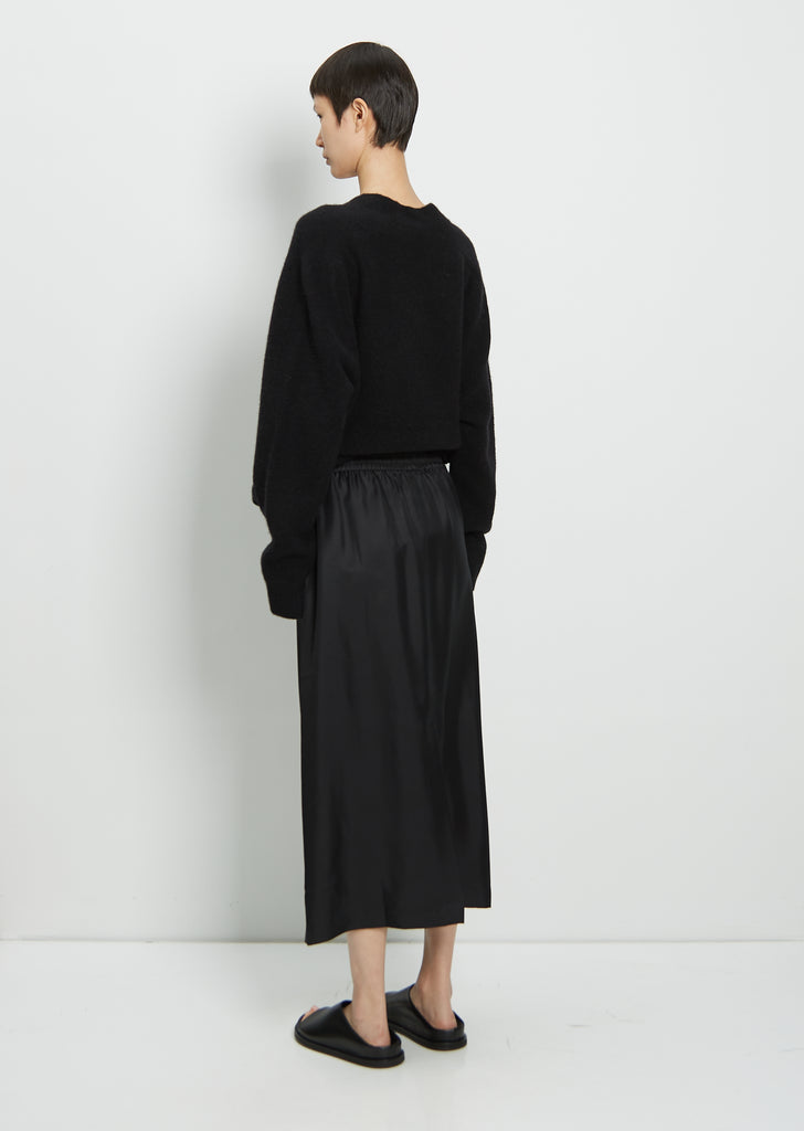 Silk Pull-On Skirt