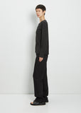 Long Sleeve Mini Boy Tee — Jet Black