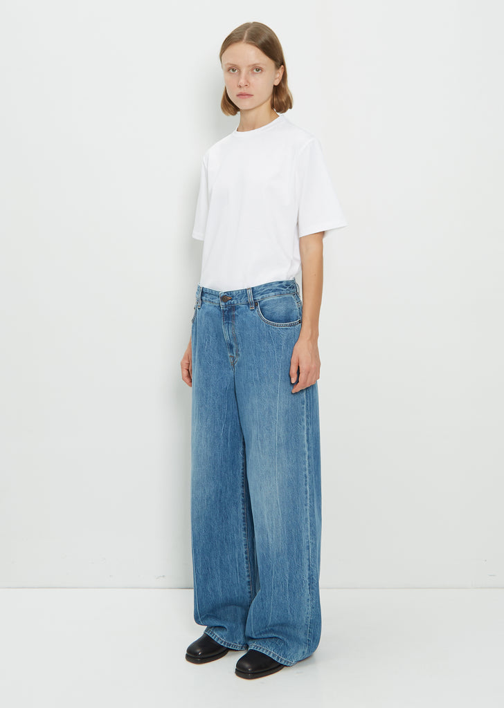 Egli Low-Rise Jean — Blue