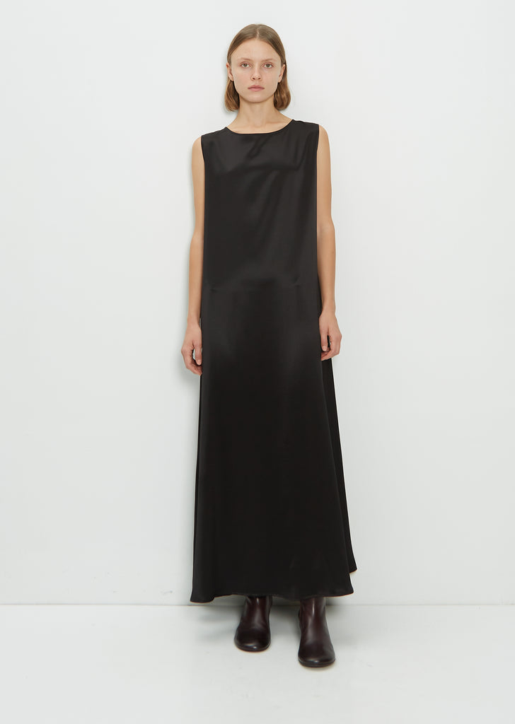 Long Tank Duchesse Silk Dress