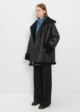 Signature Shearling Jacket — Black