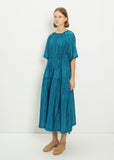 Cupro Blend Balloon Dress