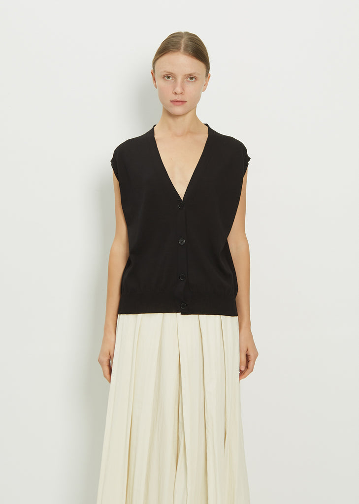 Cotton V-Neck Vest