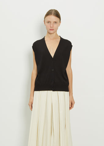 Cotton V-Neck Vest