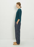 Round Neck Ribbed T-Shirt