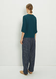 Round Neck Ribbed T-Shirt