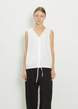 Sleeveless Cotton Shirt