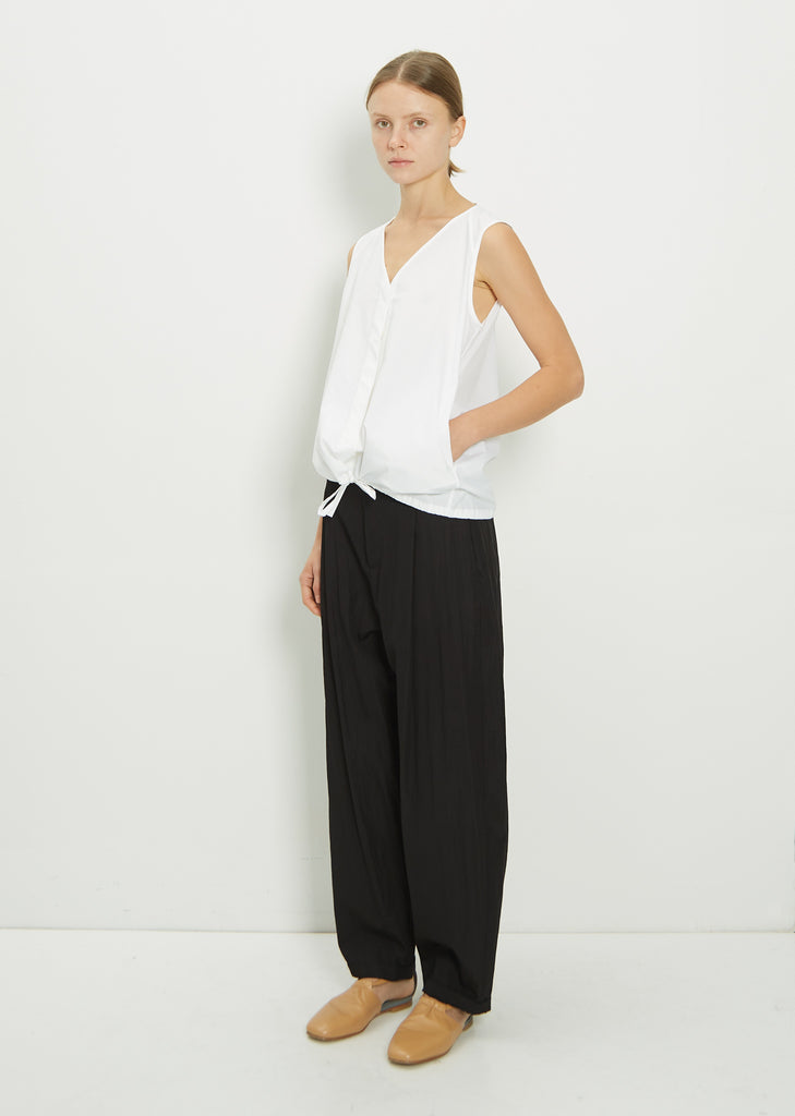 Sleeveless Cotton Shirt