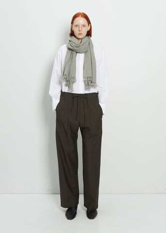 Kishorn Washed Cashmere Scarf — Silver Grey