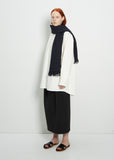 Kishorn Washed Cashmere Scarf — Navy