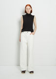 Egli Low-Rise Jean — White