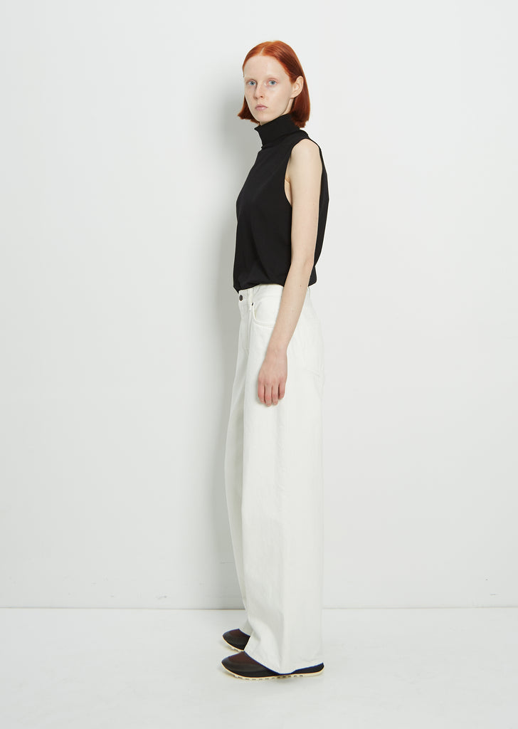 Egli Low-Rise Jean — White