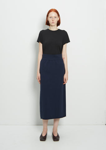 Stretch Cotton Jersey Penna Skirt