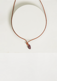 Small Knotted Ruby Necklace