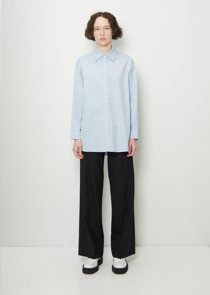 Cotton Shirt — Light Blue