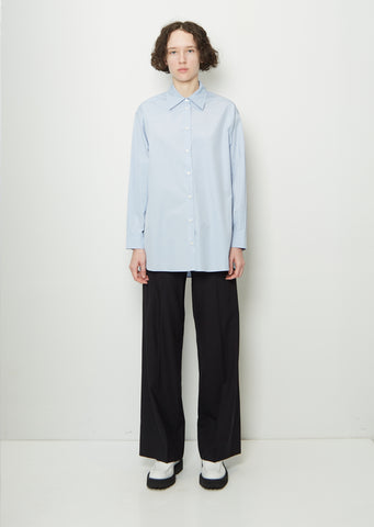 Cotton Shirt — Light Blue