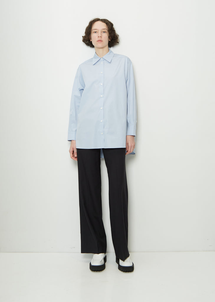 Cotton Shirt — Light Blue