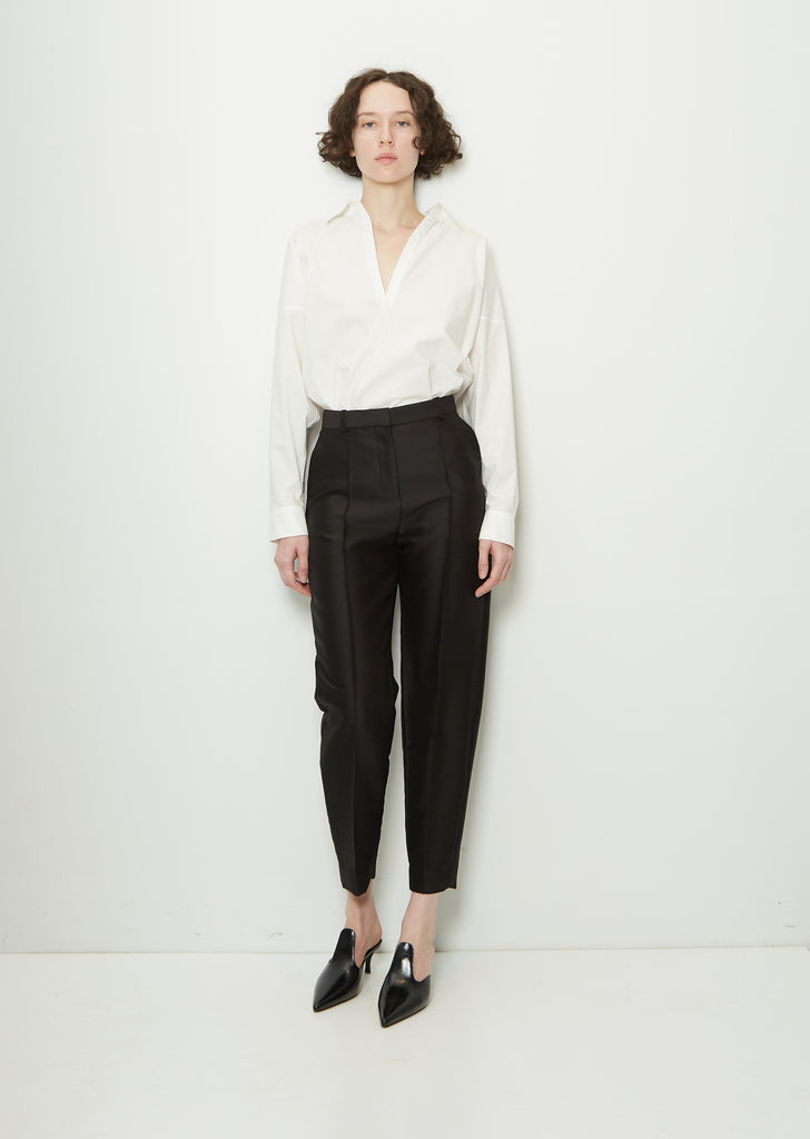 Sewn Pleat Evening Trousers