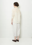 Cotton & Silk Lace Button Up Shirt