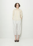 Cotton & Silk Lace Button Up Shirt