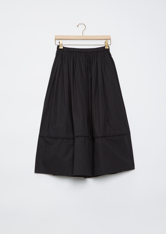 Gathered Skirt — Black