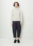 Merino Wool Rollneck — Pearl