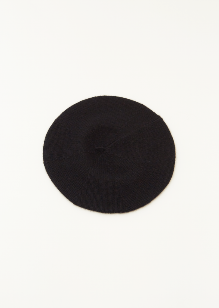 Saint Germain Cashmere Beret — Black