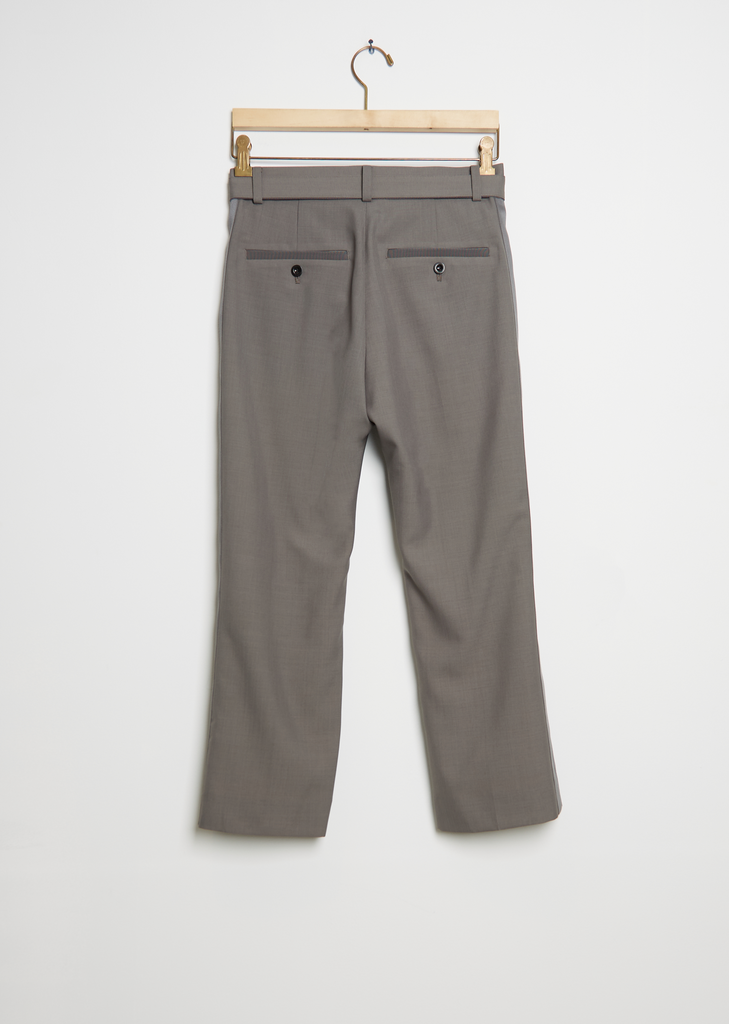 Suiting Wool Blend Pants — Taupe