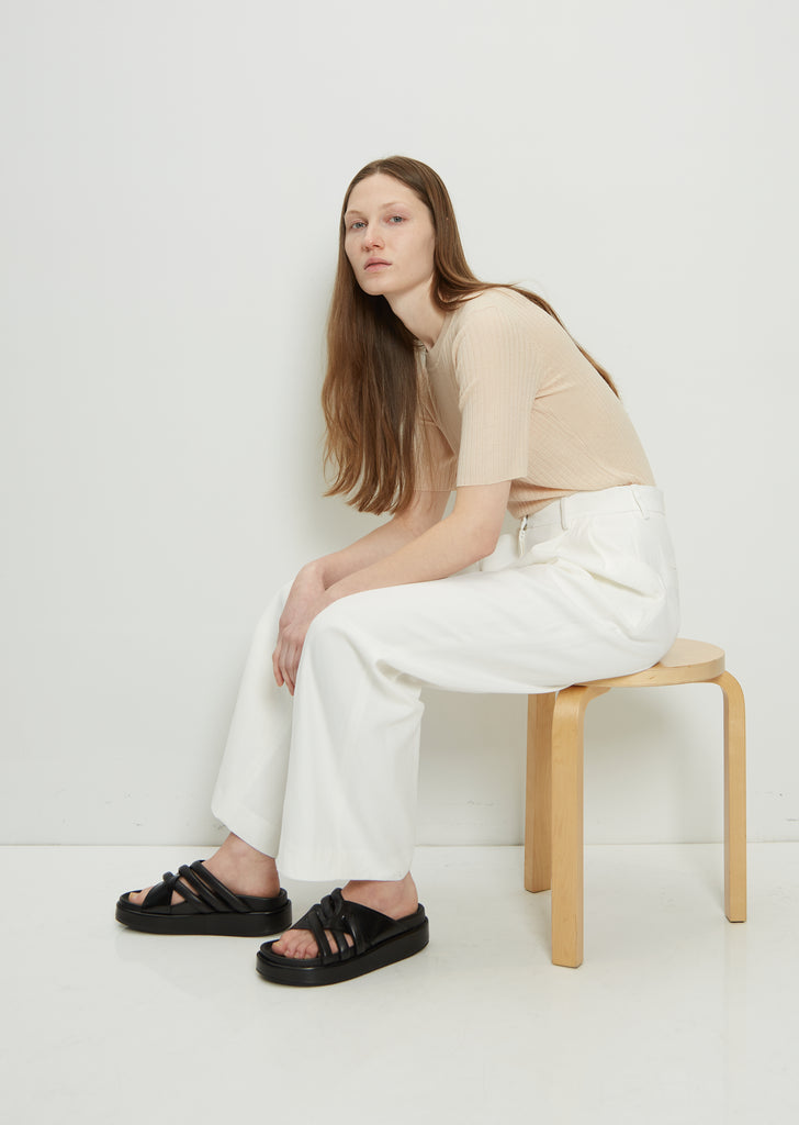 Platform Slip on Sandal