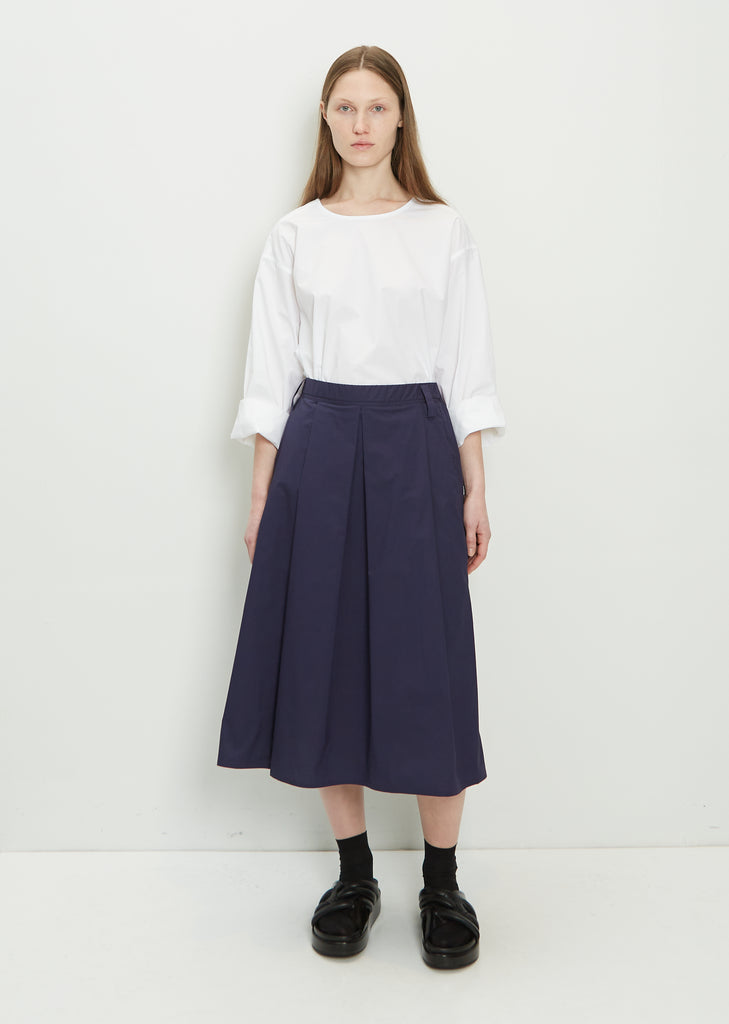 Selena Midi Skirt — Dark Blue