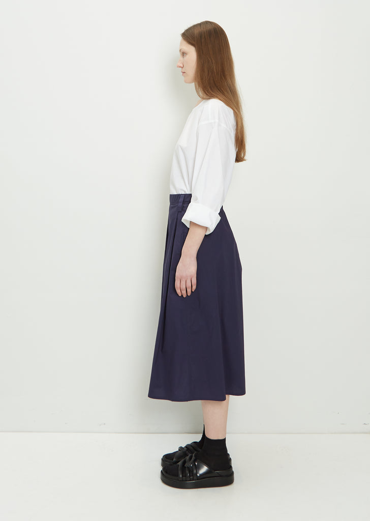 Selena Midi Skirt — Dark Blue