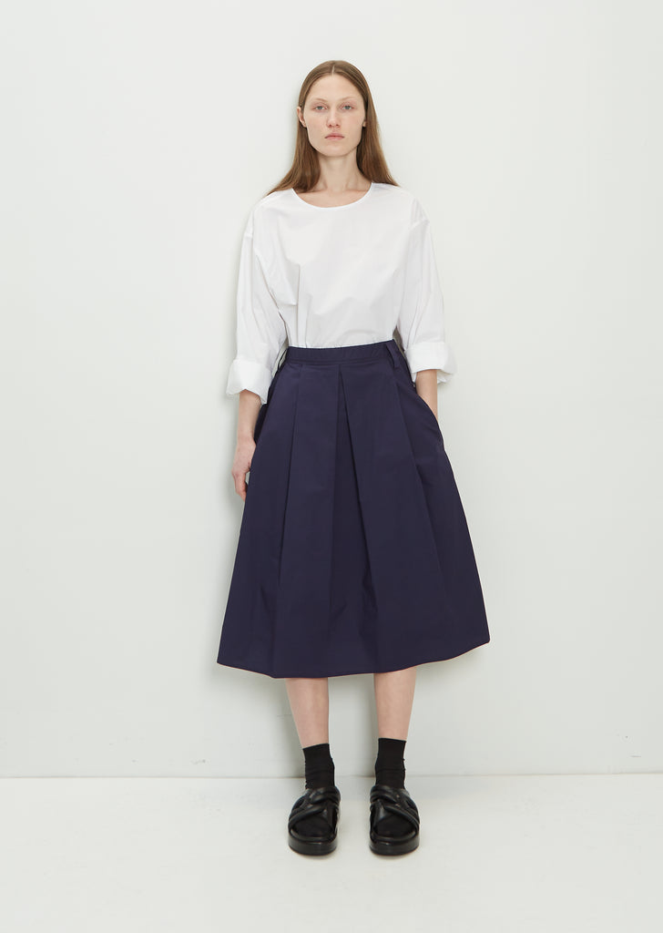 Selena Midi Skirt — Dark Blue