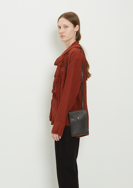 関税込/国内発送【RECTO】ENVELOPE BAG (DARK CHOCOLATE) Envelope Strap Bag — Dark Chocolate – La Garçonne