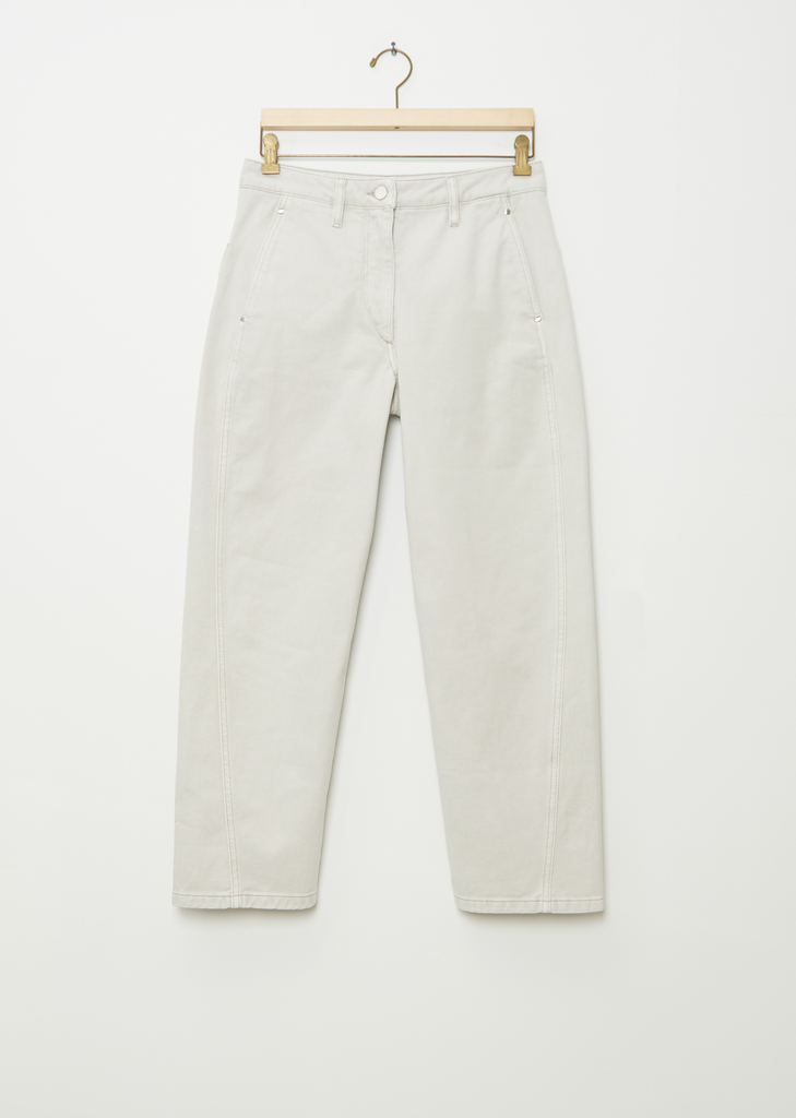 Denim Twisted Pant — Denim Snow Grey