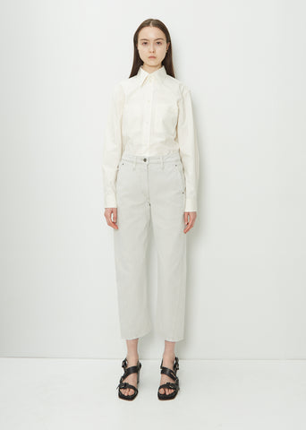 Denim Twisted Pant — Denim Snow Grey
