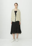 Botanical Dye Cardigan Knit — Natural