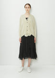 Botanical Dye Cardigan Knit — Natural