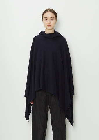 Magna Cashmere Poncho Hoodie