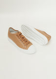 Folk Leather Sneaker — Sahara