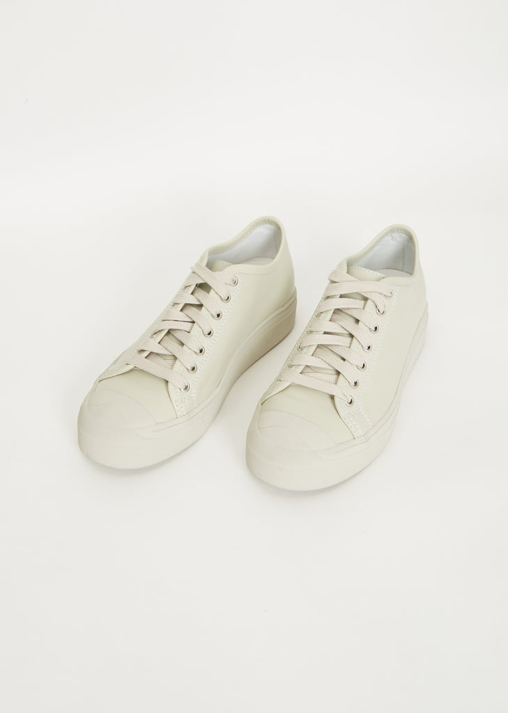 Folk Leather Sneaker — Mastic