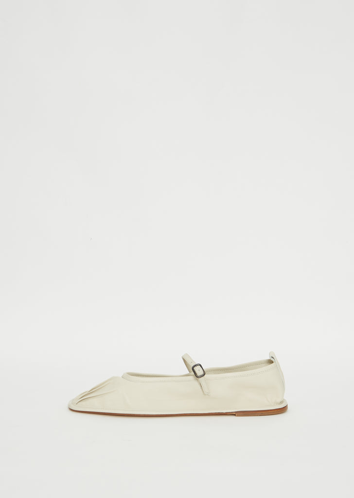 Dansa Ballet Flat — Cream