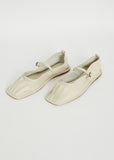 Dansa Ballet Flat — Cream