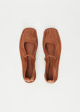 Dansa Ballet Flat — Chestnut