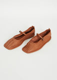 Dansa Ballet Flat — Chestnut