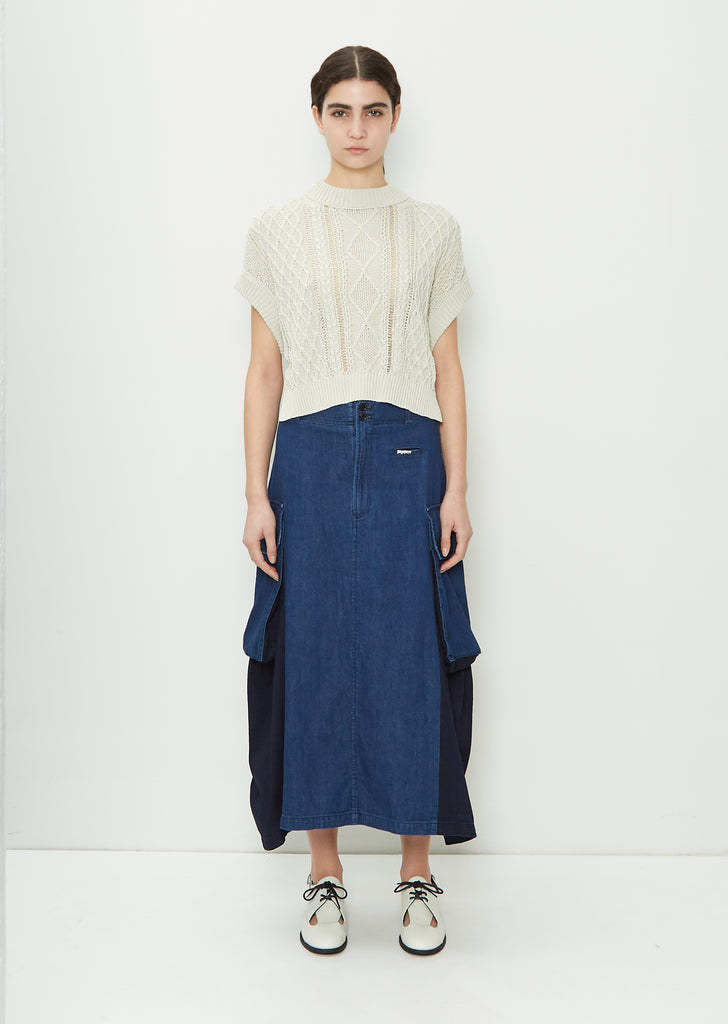 Cargo Cotton Skirt