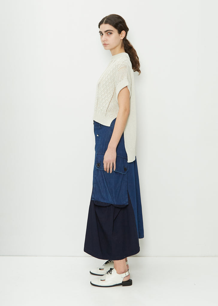 Cargo Cotton Skirt