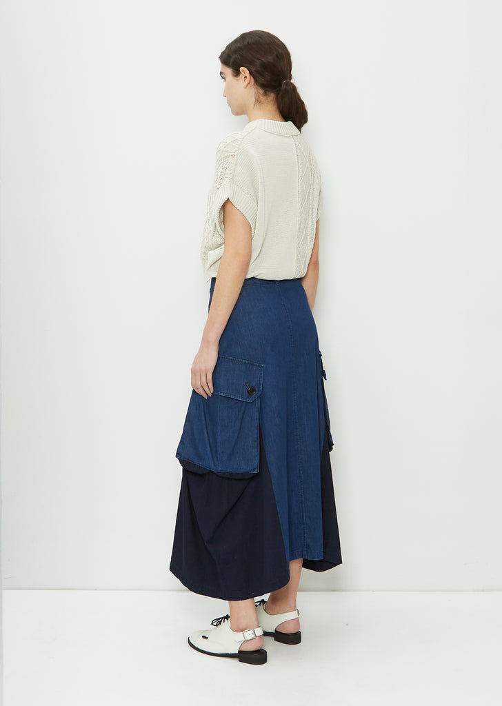 Cargo Cotton Skirt