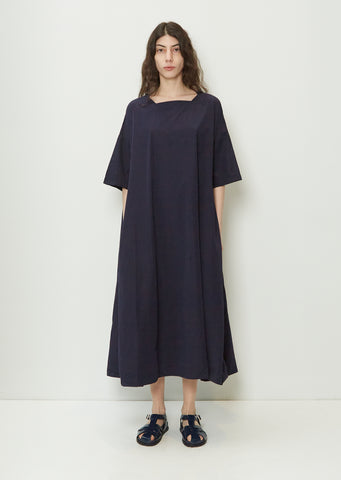 Wow Cotton Dress — Ink