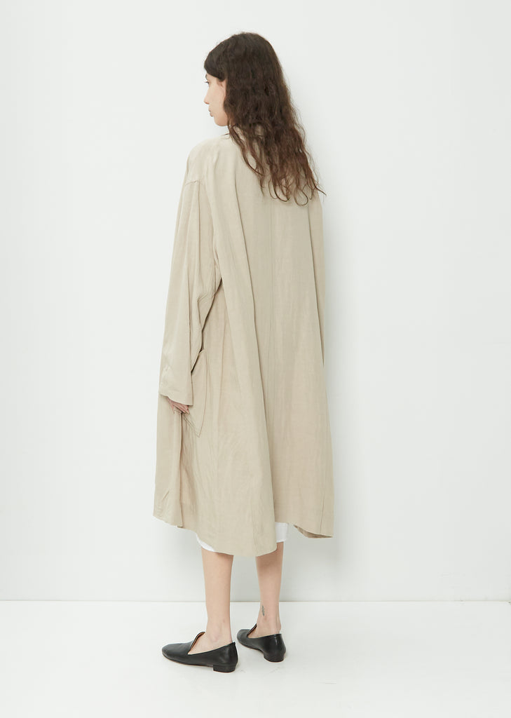 Linen Blend Overcoat