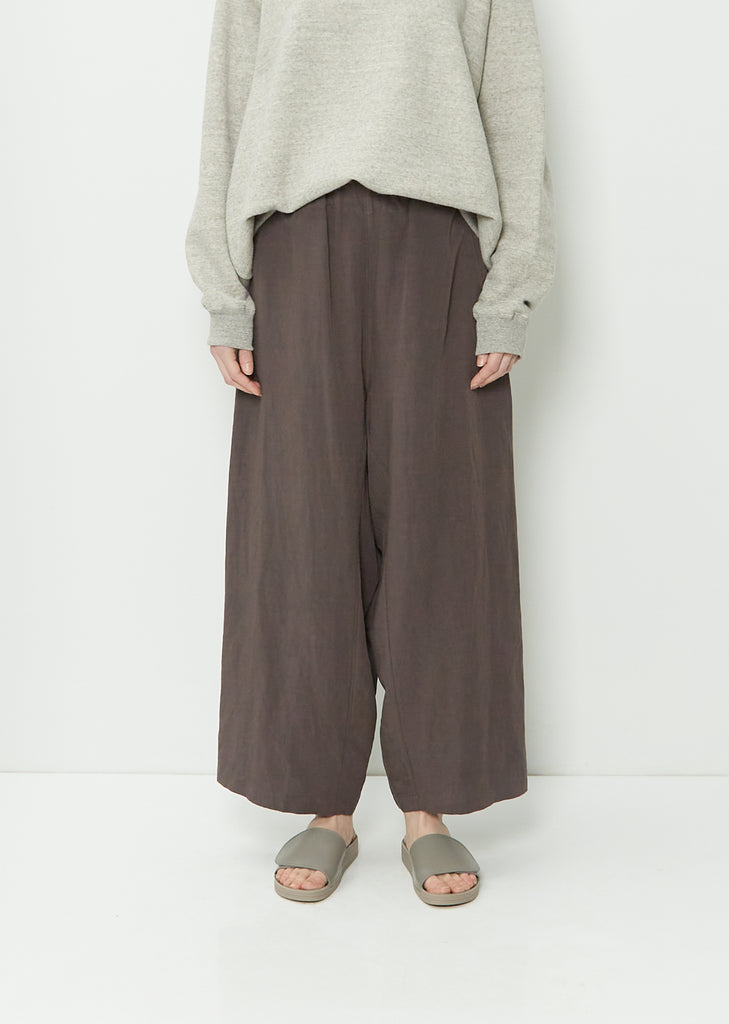 Linen Blend Wide Pant